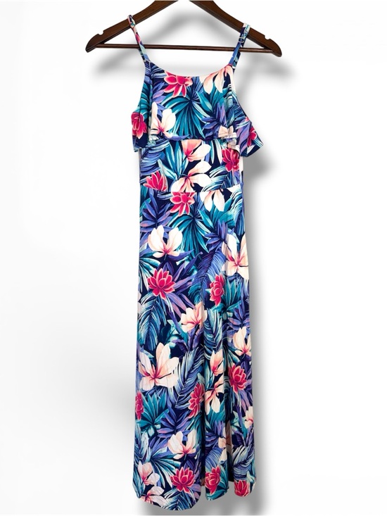 Tori Richard Dresses & Skirts - Tori Richard Tropical Floral Spaghetti Strap Maxi Dress XS Soft Stretch Modal